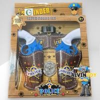 ราคา ปืนของเล่น ปืนคาวบอยคู่ Super Police Set ของเล่นสวมบทบาท ส่งเร็วจากกทม (21434853164)
