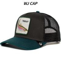 ราคา WJ หมวกเบสบอลสัตว์ ผู้ชายการ์ตูนกันแดดสุทธิปักเสือดำไก่หมวกหมาป่า (21066082545)