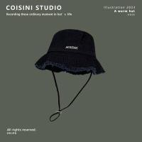 ราคา JACQUEMUS ครีมกันแดดลำลองสำหรับผู้หญิงหมวกชาวประมง Topi Bucket ขอบใหญ่ฤดูร้อน (17999222952)