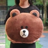 ราคา หมอนอิงตุ๊กตานุ่มนิ่ม หมอนหน้าหมีบราวน์ หมอนหน้าเป็ดเหลือง หมอนหน้าแมวคิตตี้ มายเมโลดี้ ซินนิม่อนโรล โตโตโร่ totoro แบดแบทมารุ size M (7467142633)