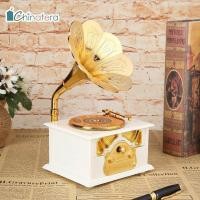 ราคา chinatera Official Store กล่องดนตรีไขลาน กล่องดนตรีไขลานวินเทจ (6378112696)