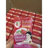 ราคา ยกกล่อง6ซอง ดีดีซอง แตงโม จุฬาเฮิร์บ 8มล ยกกล่อง 1กล่อง ได้ 6ซอง ดีดี ครีมกันแดด watermelon SPF50 PA Jula Herb (14438298995)