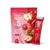 ราคา ราคาเซลล์ Niko S นิโกะเอสไฟเบอร์รสแอปเปิ้ล น้ำชงแอปเปิ้ลไซเดอร์ น้ำชงคุมหิว ดีท๊อกลดพุง 1 ห่อ มี 5 ซอง (22174957113)