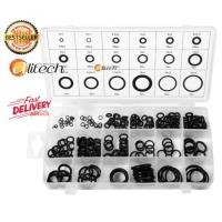 ราคา Alitech ยางโอริง 225pcs O Ring Assortment Nitrile Rubber Washer Seals NBR Kit 18 Sizes in Black with a Re Sealable Plastic Box (346677008)