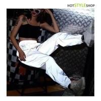ราคา กางเกงสะท้อนแสง กางเกงสตรีทเรืองแสง reflective (8982047911)