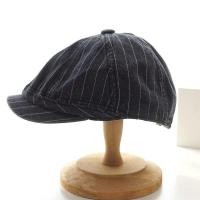 ราคา STRIPED DENIM NEWSBOY HAT หมวกทรงนิวส์บอย ย้อนยุค เนื้อผ้ายีนส์ฟอก ทอลายเส้น (21474334845)