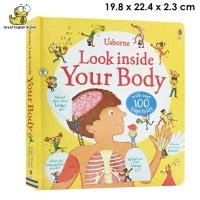 ราคา In Stock พร้อมส่ง เปิดปิดได้ Usborne Look inside Your Body หนังสือเด็ก flip the flap (8202588152)