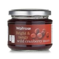 ราคา Waitrose Essential Wild Cranberry Sauce 205g เวทโทรส เอสเซนเชี่ยล ไวด์ ซอสสำหรับราดอาหาร รสแครนเบอร์รี่ (9838035082)