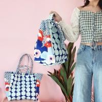 ราคา Lilly L กระเป๋า กระเป๋าผ้า กระเป๋าผ้าแคนวาส กระเป๋าสะพายข้าง สายหิ้วได้ 2 แบบ (12335847571)