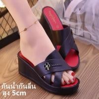 ราคา รองเท้า แตะหญิง รองเท้าผู้หญิง รองเท้าแตะส้นตึกหญิง รองเท้าส้นตึก 932 (15563704091)