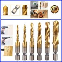 ราคา ชุดดอกต๊าป ดอกสว่าน ดอกสว่านต๊าปเกลียว เจาะพร้อมต๊าปเกลียว 6 ดอก (11312148380)