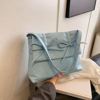 ราคา กระเป๋าหนังสะพายข้างตกแต่งด้่วยโบว์ เป็นหนังนิ่มผ้ายู่ยี่ (23205669265)