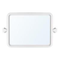 ราคา HomePro กระจกพลาสติกเหลี่ยม 1402 สีขาว แบรนด์ MOYA (22951982624)