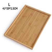 ราคา ถาดไม้ไผ่ ถาดเสิร์ฟ ถาด ถาดไม้ ถาดโรงแรม ถาดเช็คบิล ถาดใส่ของขอบบาง ทรงสี่เหลี่ยมผืนผ้า สไตล์ญี่ปุ่น เรียบง่าย มีหลายขน (23114651454)