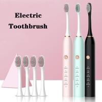 ราคา Spot Electric toothbrush soft hair rechargeable waterproof sonic super whitening automatic toothbrush adult children soft hair (19523566662)