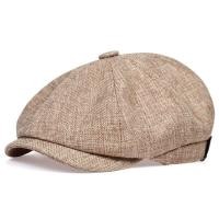 ราคา Mens Casual Newsboy Hat Adjustable Dad Hat Spring and Autumn Retro Truck Beret Hundred Matching Accessories (11456803835)