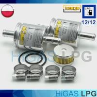 ราคา 2 ชิ้น กรองแก๊ส LPG ซาจา 12x12 mm NEW 2020 1 ชิ้น ใส้หม้อต้ม Tomasetto พร้อมโอริง เข็มขัดรัดท่อแก๊ส (751196156)