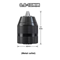 ราคา 0 8mm 10mm หัวจับดอกสว่านโลหะ 3 8 24UNF มือจับสว่านโลหะ เกลียวเจาะ Collet โลหะเจาะ Collet (23304270232)