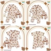 ราคา ชุดเซ็ตหมี แรกเกิด 3เดือน cotton100 หมวกหัวจุก (22381805159)