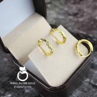 ราคา ต่างหู ต่างหูห่วงทอง 0441 ห่วงตัดลาย ทองไมครอน ต่างหูห่วงแบบตัดลาย ต่างหูทองสวย ต่างหูแฟชั่น (13005852834)