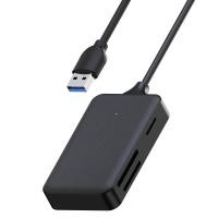 ราคา FONKEN 4 In 1การ์ดรีดเดอร์ USB พิมพ์ C ไปยัง SD Micro SD Tf cf ms อะแดปเตอร์สำหรับตัวอ่านการ์ดความจำสำหรับพีซีแล็ปท็อปหลาย OTG เครื่องอ่านสมาร์ทการ์ด (22572417078)