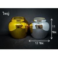ราคา โอ่งเงิน โอ่งทอง โอ่งเงินทอง เนื้อเซรามิก คู่ (7447629210)