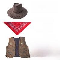 ราคา ฮาโลวีนคาวบอยคอสเพลย์หมวก Western ชุดคาวบอยเครื่องแต่งกายผ้าพันคอคาวบอย Ne1 ตัวละครภาพยนตร์ Party Supplies (21270447124)