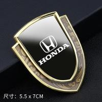 ราคา Honda 3D กระจกรถสติกเกอร์คุณภาพสูงสติกเกอร์สําหรับรถยนต์ฮอนด้าปรับแต่งอุปกรณ์ตกแต่ง (22144549605)