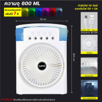 ราคา พัดลมพกพา พัดลมไอเย็น พัดลมไอน้ำ 600ML 3in1 USB เครื่องทำความเย็น เครื่องปรับอากาศ พัดลมไอน้ำพกพา พัดลมไอเย็นพกพา (22050001228)
