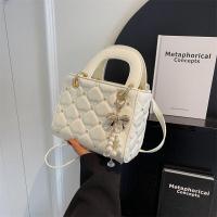 ราคา รูปแบบเพชรระดับไฮเอนด์เพชรลายสก๊อตกระเป๋าสะพายแฟชั่นผู้หญิงกระเป๋าถือหนัง PU ปิดซิป (23093970415)