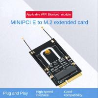 ราคา TECHCHIP M 2 NGFF To Mini PCI E Adapter Converter Expansion Card M2 Key NGFF E Interface for M2 Wireless Bluetooth WiFi Module (22042088133)