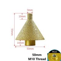 ราคา CHARMHOME เครื่องตัดมุมกระเบื้อง ดอกกัดมุมเอียงเพชร หัวบดละเอียด เกลียวใน M10 M14 ดอกสว่านลบคม แบบพกพาได้ กรวยทรงกรวย ดอกสว่านเจาะรู (22944669111)