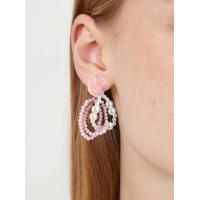 ราคา Cider Pearls Beaded Flower Stud Earring (22639404587)