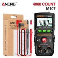 ราคา ส่งจากไทย ANENG M107 M108ความแม่นยำสูง4000ชิ้นมัลติมิเตอร์แบบดิจิทัลอัจฉริยะจอ LCD ต้านทาน NCV เครื่องวัดเครื่องทดสอบกระแสไฟฟ้าแรงด (18518378856)