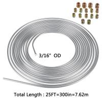 ราคา 25ft ม้วน3 16 OD เหล็กสังกะสีเกียร์เบรคสายท่อท่อ ท่อสายเบรค รถยนต์ สายแป๊ปน้ำมันเบรค เหล็กแปบสายเบรครถยนต์ แป๊ปเบรค ท่อเหล็ก แป๊ปเหล็ก (14503468896)