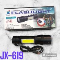 ราคา ไฟฉายซูม XML T6 COB 25000w 4โหมดได้ ไฟฉายแรงสูงไฟแฟลช ไฟด้านข้าง ชาร์จ USB (21707332053)