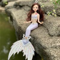 ราคา DXNZVA BJD นางเงือก ตุ๊กตานางเงือก BJD เจาะหาง ข้อต่อขยับได้ ตุ๊กตานางเงือก BJD แต่งงาน น่ารักน่ารักๆ กับเลื่อม ตุ๊กตานางเงือก BJD เจ้าหญิง ของขวัญวันเกิดเด็กผู้หญิง (22454039133)