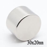 ราคา 1ชิ้น แม่เหล็ก 30x20มิล Magnet Neodymium 30 20มิล แม่เหล็กแรงสูง 30X20mm กลมแบน ขนาด 30mm x 20mm แรงดูดสูง อุปกรณ์สำหรับงาน DIY ติดแน่น ติดทน พร้อมส่ง (1804174711)