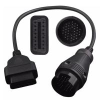 ราคา for Benz MB 38 Pin to 16 Pin OBD2 OBD II Diagnostic Adapter for Mercedes 38 Pin OBD 38Pin Connector (13880142637)