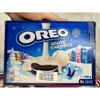 ราคา Oreo White Engobed 246 G โอรีโอ บิสกิต รสช็อกโกแลต สอดไส้ครีมรส วานิลลา เคลือบด้วย ช็อกโกแลตขาว Gluten Free Double St (23208742181)