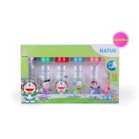 ราคา NATUR เนเจอร์ ขวดนมทรงกลม ลายโดเรม่อน BPA แพ็ค 6 ขวด 1 กล่อง (22141892188)