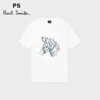 ราคา Hot PS Paul Smith เสื้อยืดแขนสั้นหัวม้าลายผู้ชายใหม่สำหรับฤดูร้อน (20359164115)