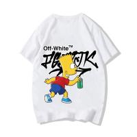ราคา Fashion ซิมป์สัน off white เสื้อ แฟชั่น ผู้ชาย แขนสั้น เสื้อยืด ผู้หญิง วินเทจ simpson เสื้อยืดคอกลมแขนสั้น (20569967233)