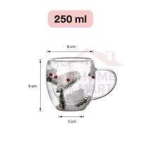 ราคา แก้วกาแฟ แก้วกาแฟ 2 ชั้น แก้วกาแฟใส Double wall glass 80ml 250ml 350 ml 450ml 650ml ใส่น้ำร้อนเย็นได้ แก้วกาแฟสวยๆ แก้วกาแฟ แก้วกาแฟเย็น แก้วน้ำ ถ้วยกาแฟ (23254324532)