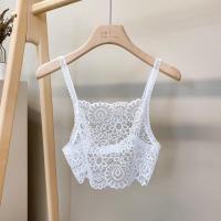 ราคา สายเดี่ยวเกาะอกแบบใหม่สำหรับผู้หญิงเสื้อชั้นในเกาะอกผ้าลูกไม้หลังสวยกันโป๊ปิดหน้าอกด้านหน้ากึ่งโปร่งแสงสำหรับผู้หญิงผ้าปิดหน้าอกเซ็กซี่ (21951874625)