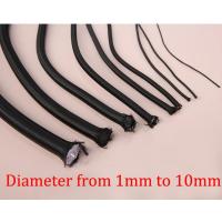 ราคา เชือกช็อตสีดำยืดหยุ่นลวดยาว5เมตรสายบันจี้สายบันจี้สายรัดไนล่อนสำหรับทำเครื่องประดับ DIY ทำราวตากผ้าสำหรับตั้งแคมป์ชิงช้าเชือกผูกรองเท้า (22526321923)