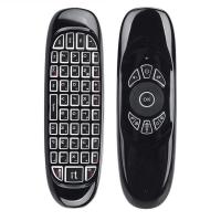 ราคา C120 Air Mouse 2 4G Rf Smart Remote Control 7 Color Backlight English Wireless Keyboard For Android Smart Tv Box (23283624926)