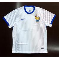 ราคา เสื้อฟุตบอลทีมชาติ ฝรั่งเศส ขาว ยูโร2024 AA0132 เกรดแฟนบอล ไซส์ยุโรป XS 4XL (22215704703)