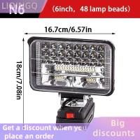 ราคา Low price LIQINGQ Makita ไฟทำงาน LED แบตเตอรี่ Li ion 18V ขนาด3 4นิ้วไฟฉายฉุกเฉินแบบพกพาโคมไฟตั้งแคมป์ (23093000421)