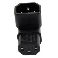 ราคา IEC Male C14 to Up Right Angled 90 Degree IEC Female C13 Power Extension Adapter (19485790574)